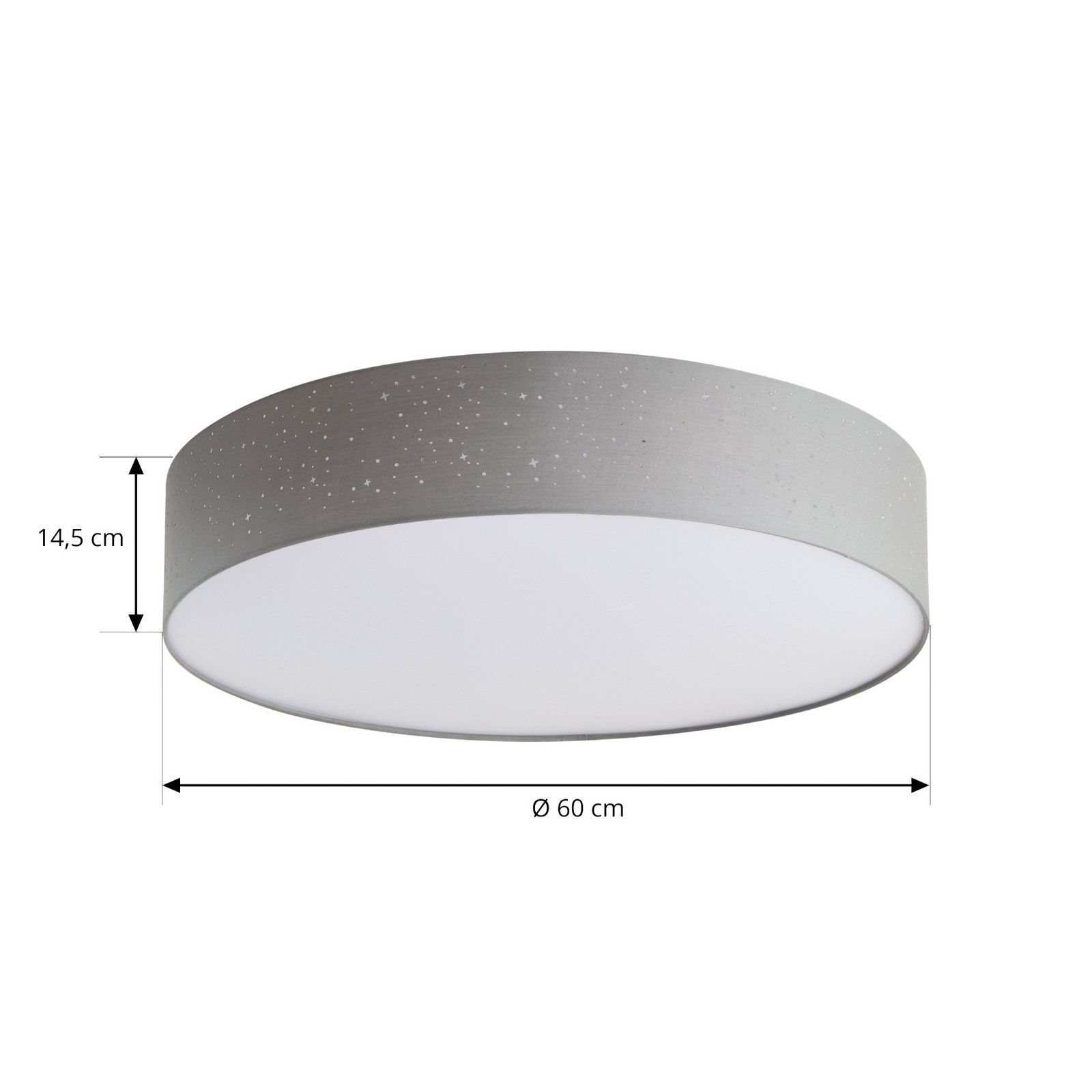 Ellamina LED Taklampe Ø60 Light Grey - Lindby
