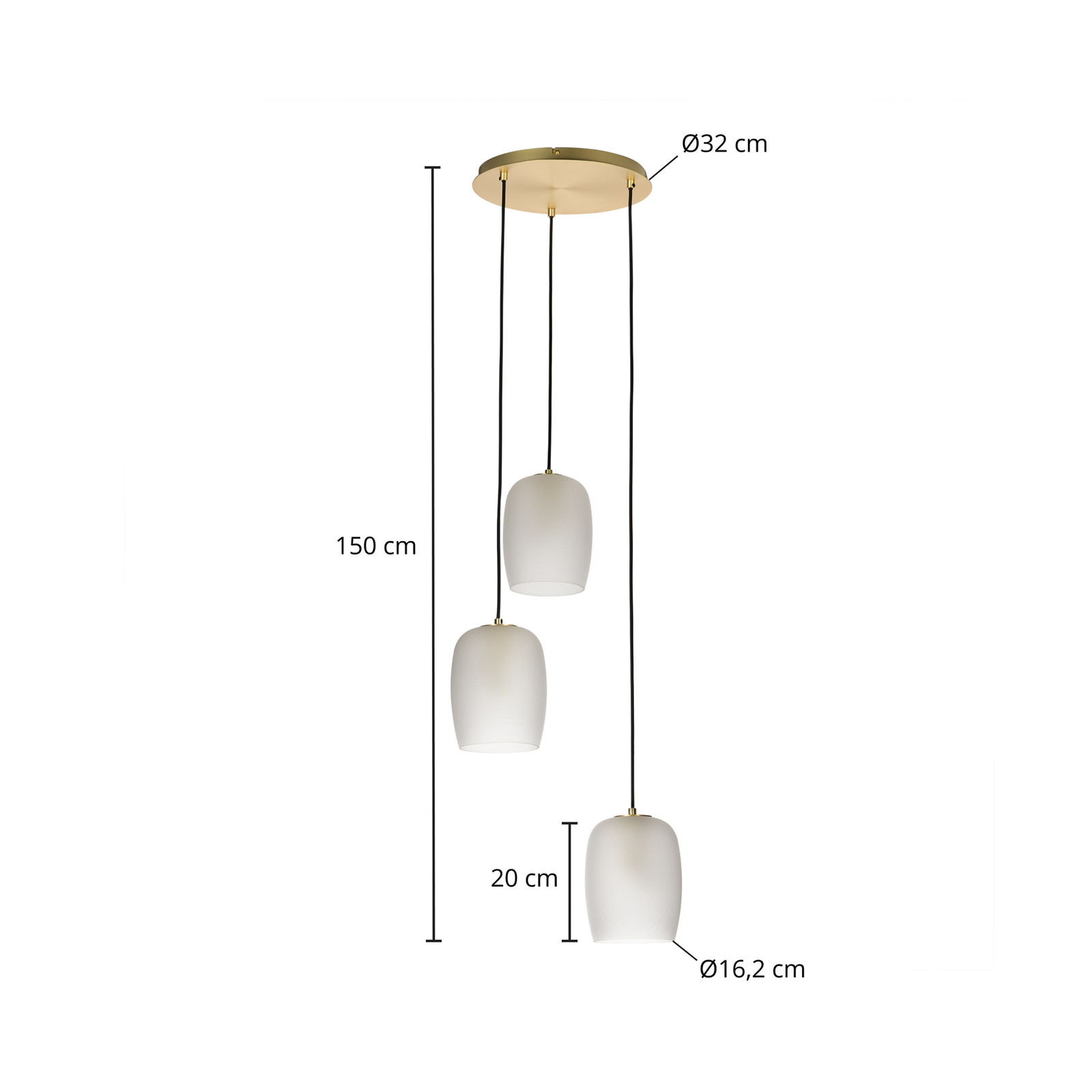 Lucande Taylan hanglamp 9-lamps gebundeld