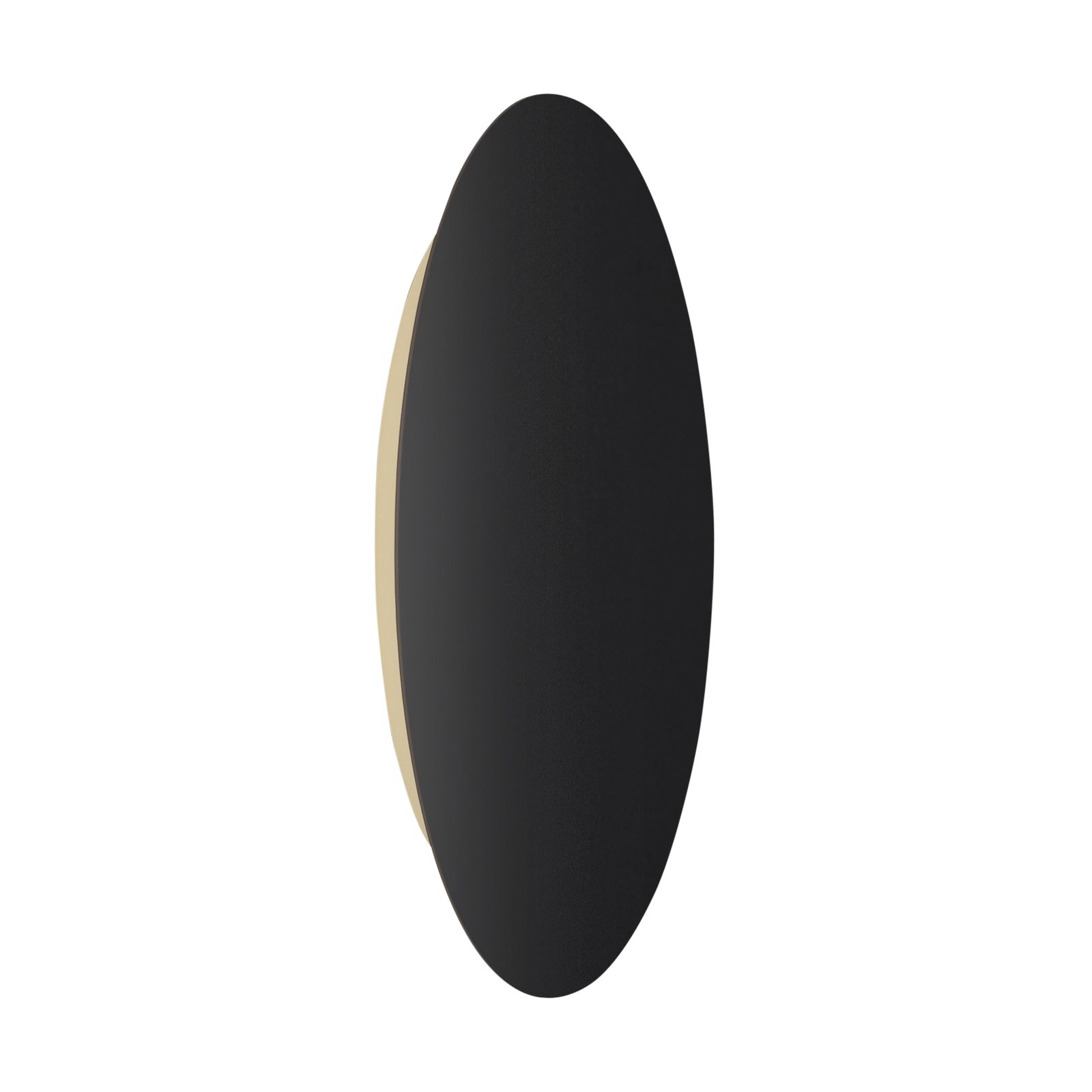 Escale Blade LED-Wandleuchte schwarz matt Ø 95 cm