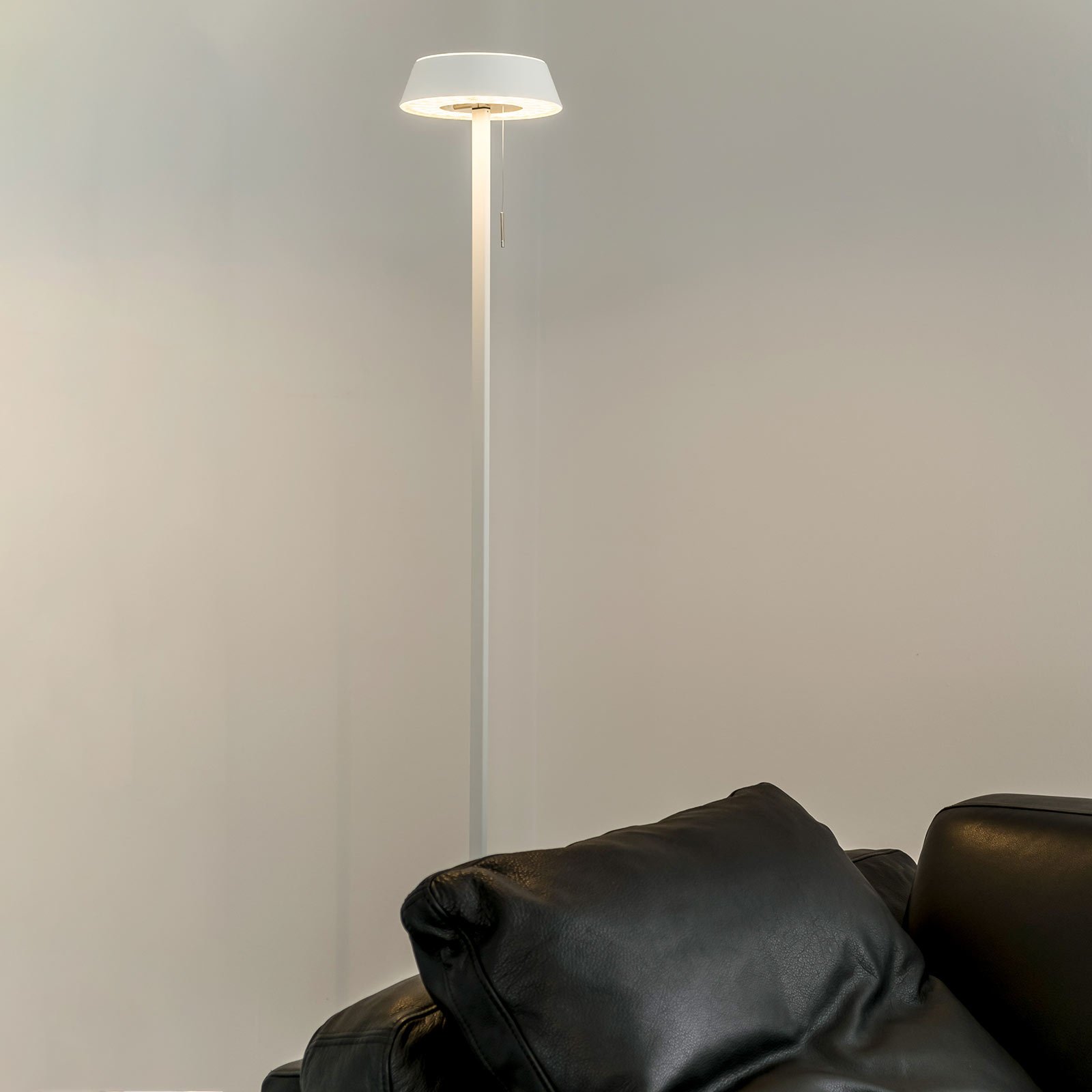 OLIGO Glance LED подова лампа матово бяло