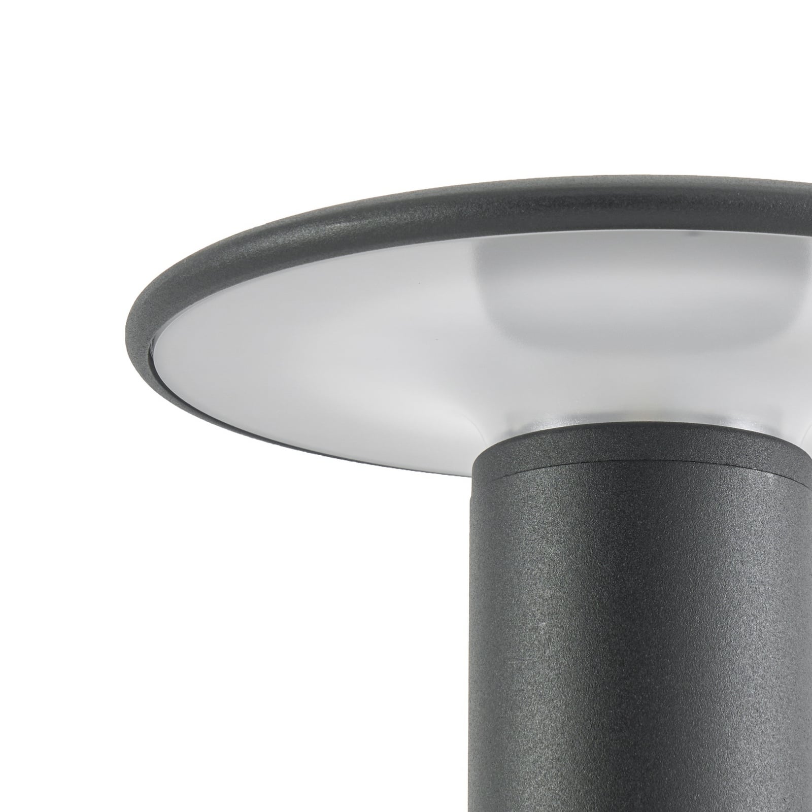 Haloa LED path light, height 50, IP54, black, aluminium - Lucande