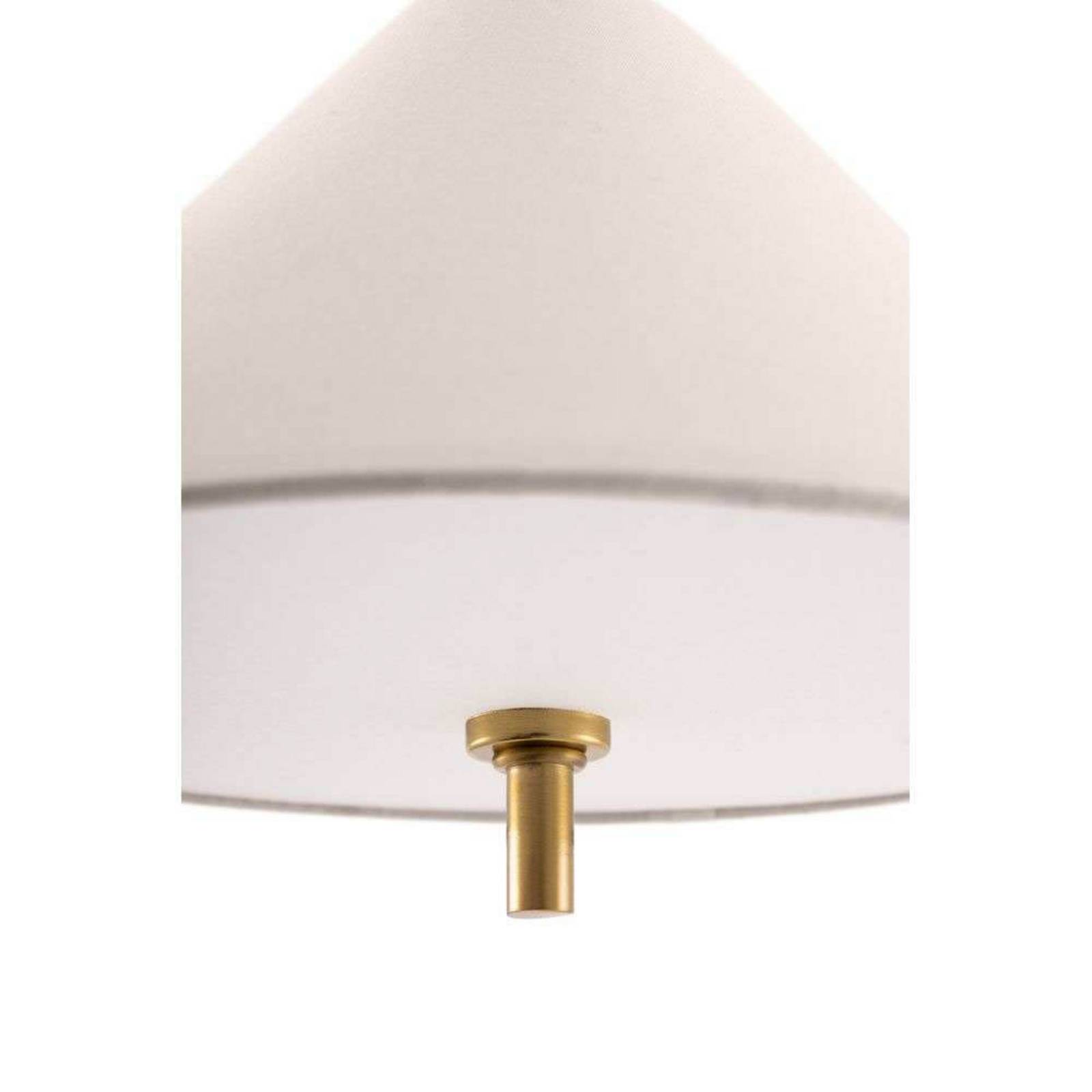 Globen Lighting Hängeleuchte IRIS, creme, Ø 25 cm günstig online kaufen