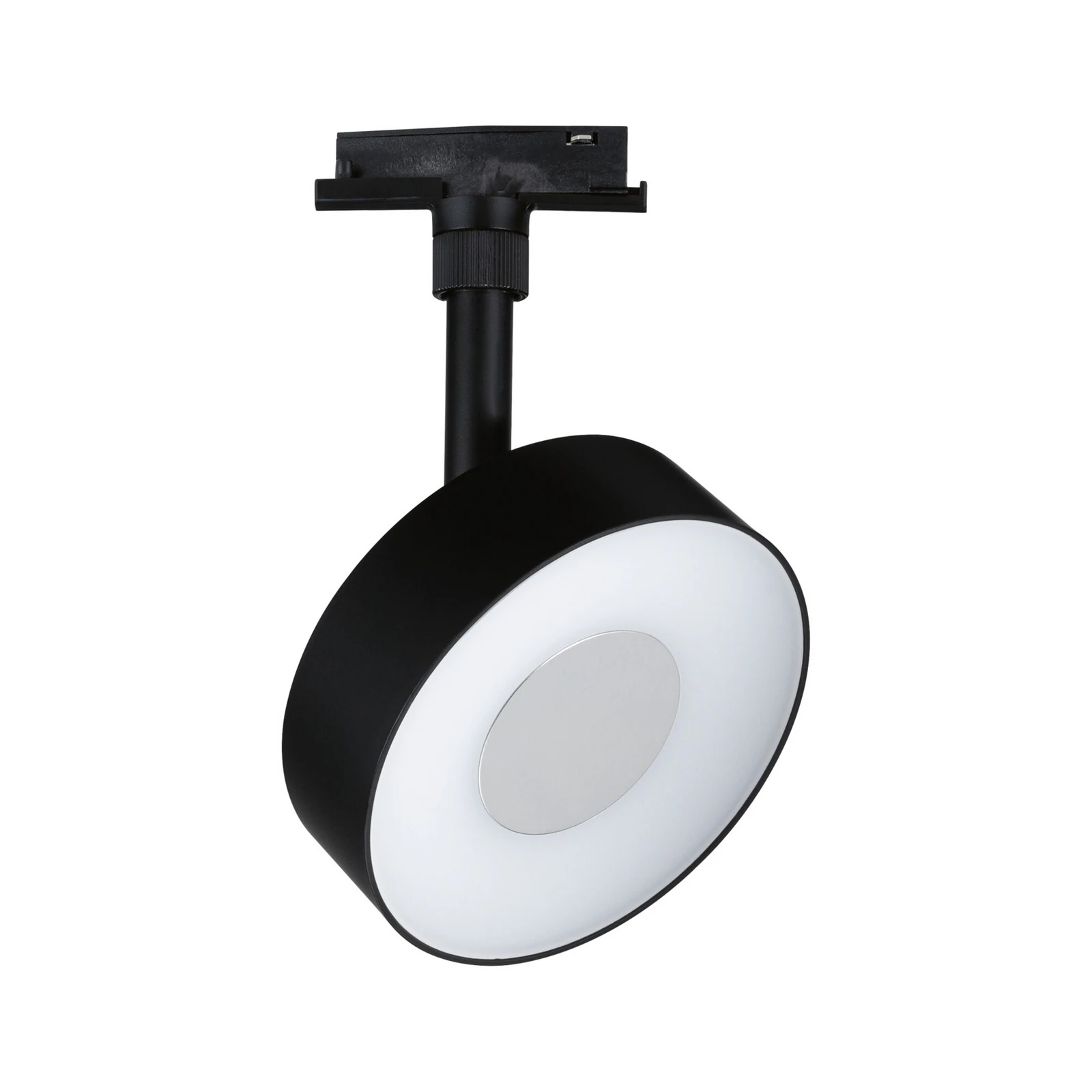 Paulmann URail LED-spot Circle, čierny, 3-stupňové stmievateľné, CCT