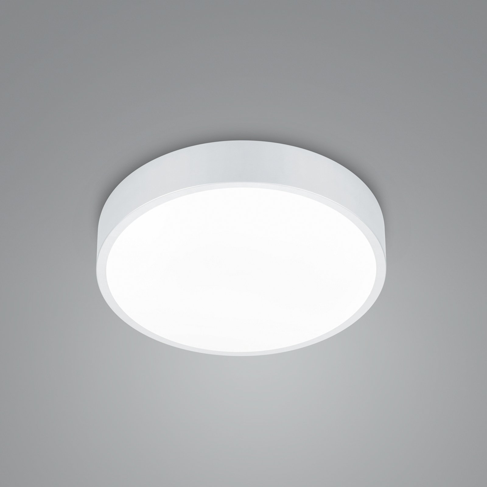 LED plafondlamp Waco, CCT, Ø 31cm, mat wit