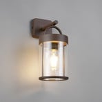 Almeria outdoor wall light, rust, aluminium, height 29 cm, IP44