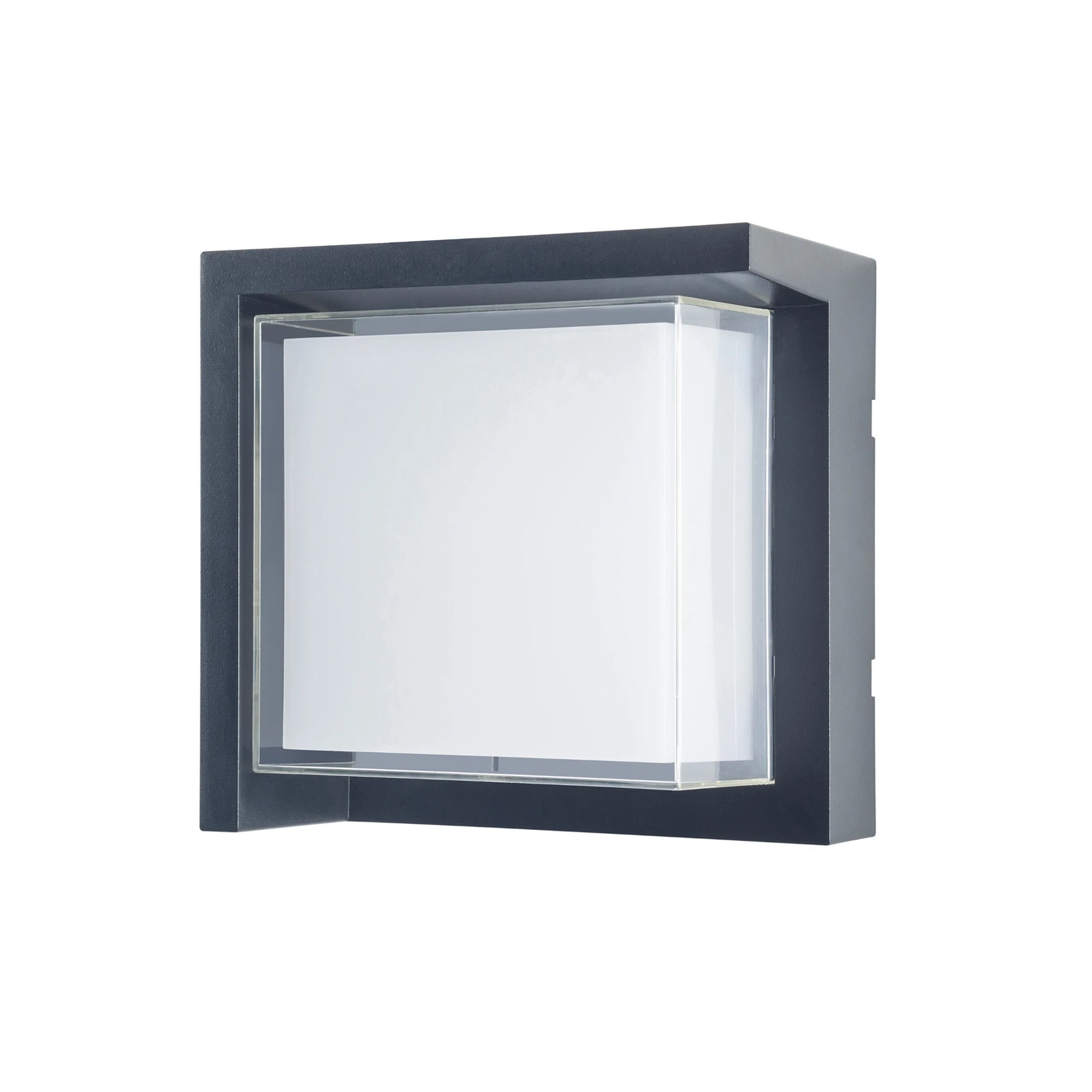 Forlight LED-vägglampa Creu, längd 17 cm, svart