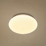 Malta LED ceiling light, Ø 29 cm, white, acrylic, CCT