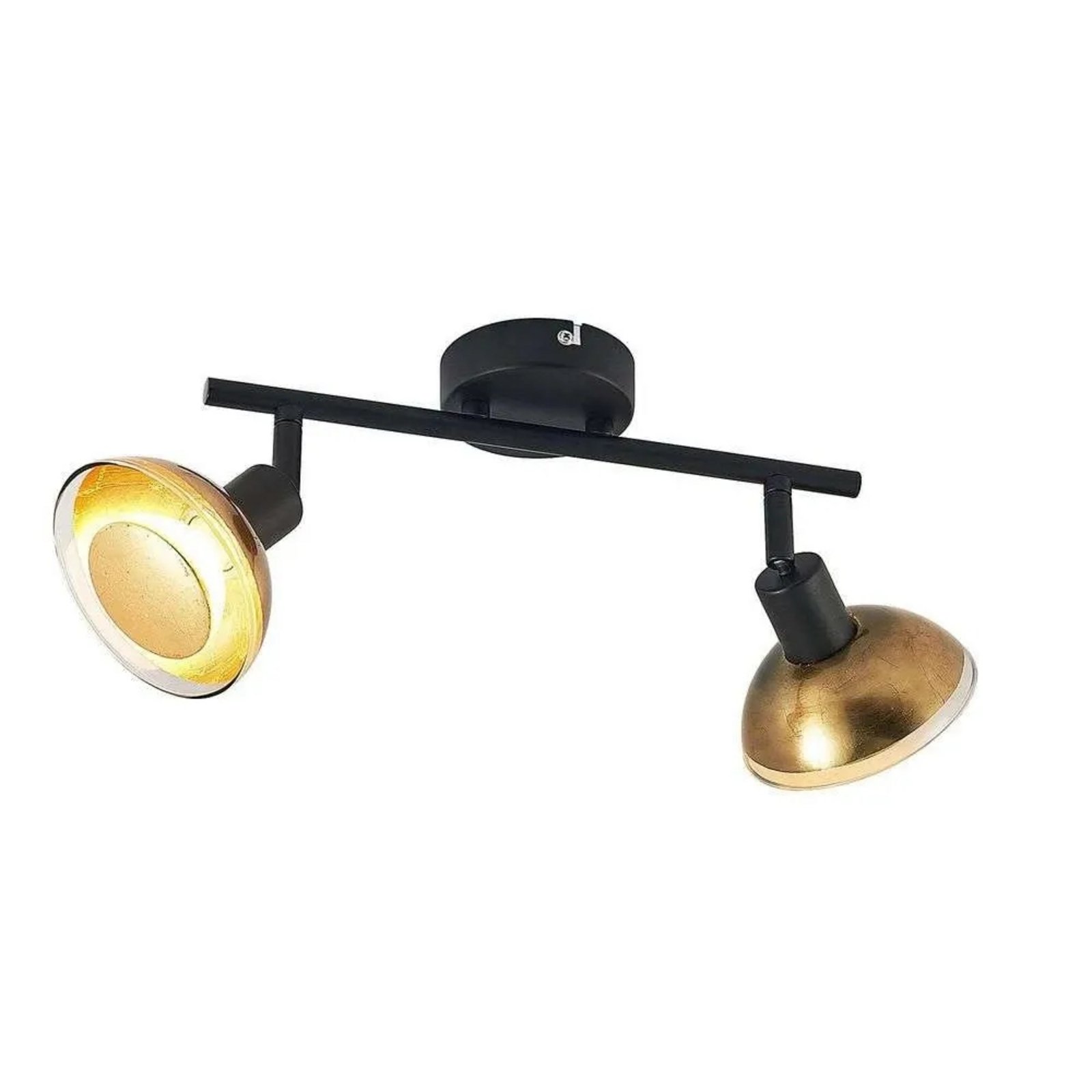 Erin 2 Plafonieră Black/Gold - Lindby