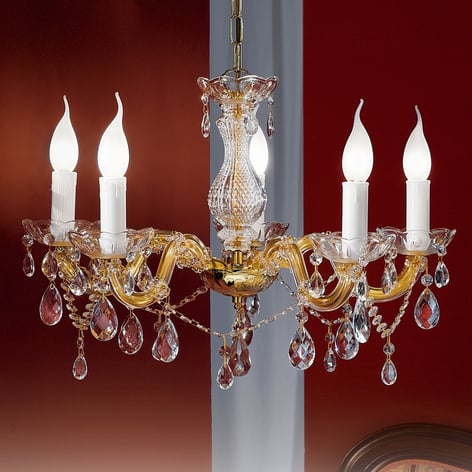 Lustre Dolores avec pendentif à 5 lampes