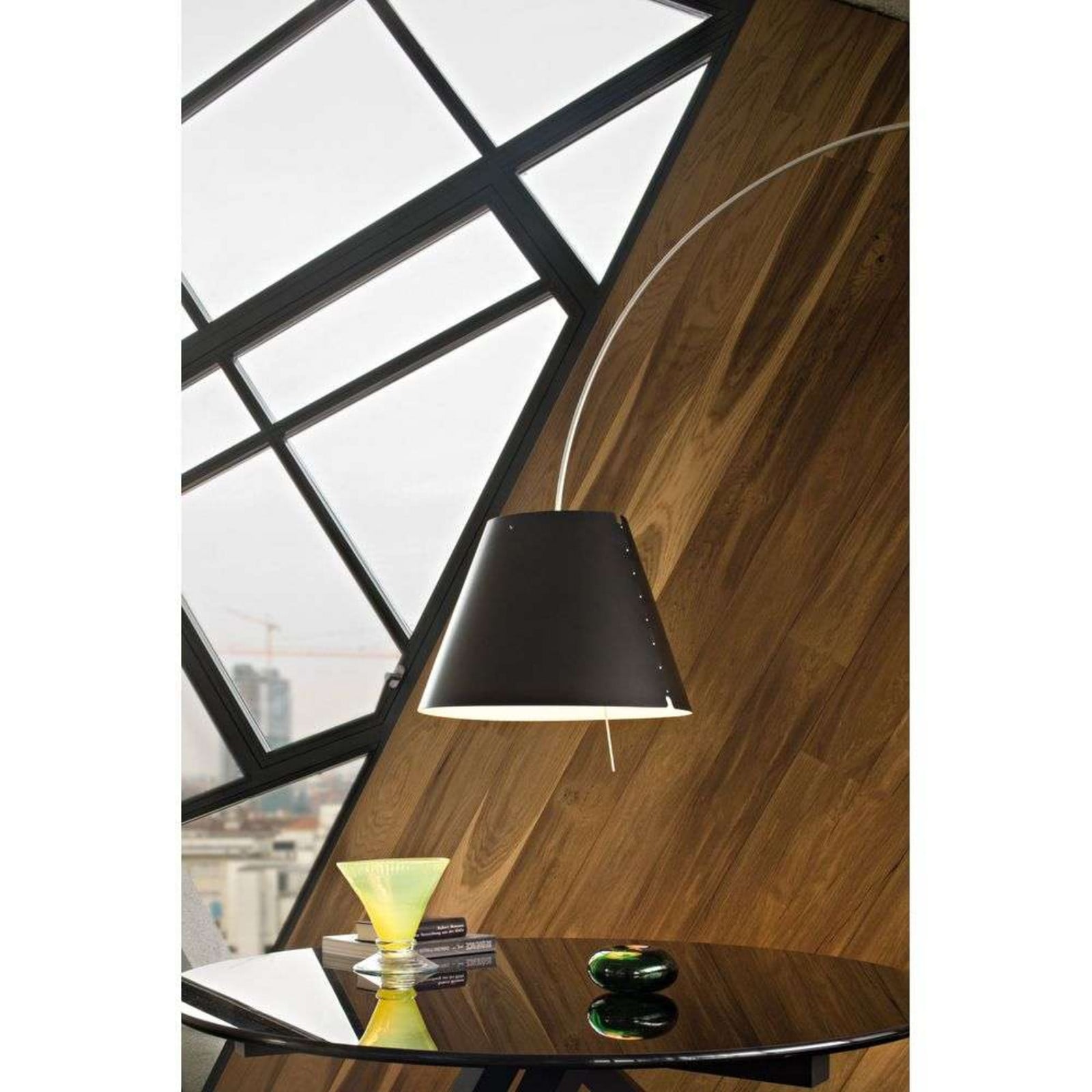 Lady Costanza Gulvlampe m/Dimmer Sort/Alu Luceplan - Stue - Metal