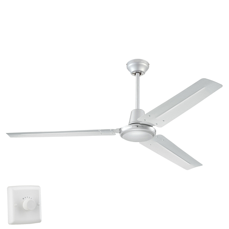 Westinghouse Industrial fläkt silver 4-steg