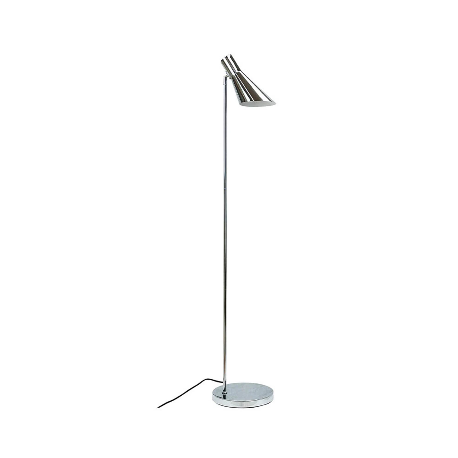 Candeeiro de pé Dyberg Larsen DL12, cromado, altura 139 cm, metal
