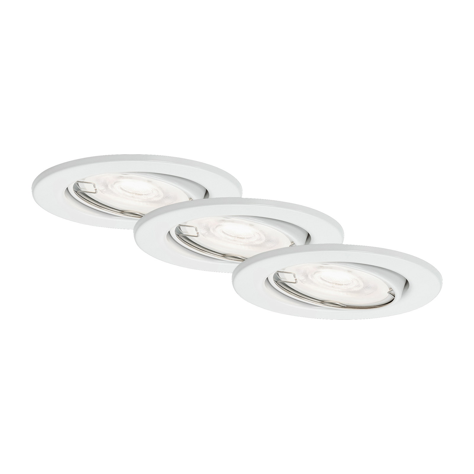 Spot encastré LED 7182-036, blanc, Ø 8,6, par 3