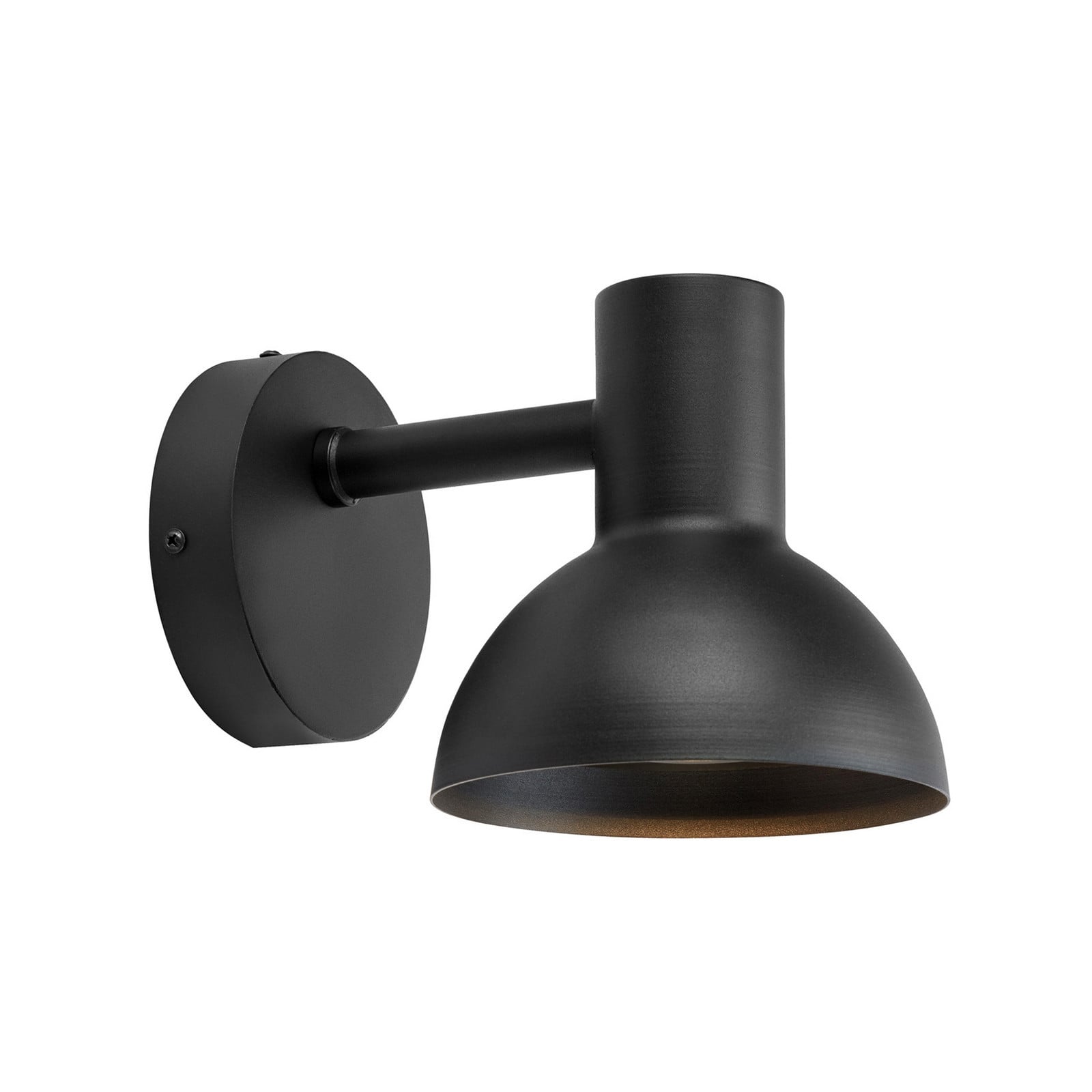 Nubi LED-utomhusv&auml;gglampa, svart, IP44, dimbar, st&aring;l Marksl&ouml;jd - Skandinavisk - Rostfritt st&aring;l - Med en ljusk&auml;lla
