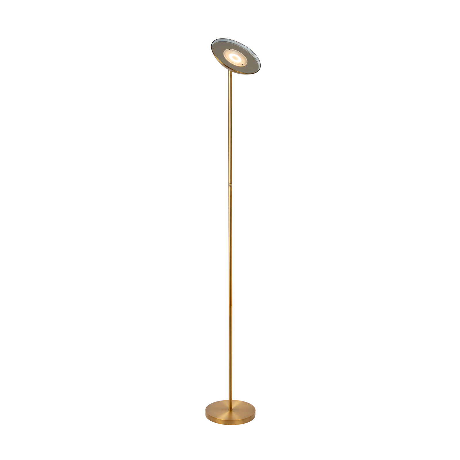 Piantana LED ZENITH, color oro, altezza 180 cm, metallo, dimmerabile Piantana LED ZENITH, color oro, altezza 180 cm, metallo, dimmerabile