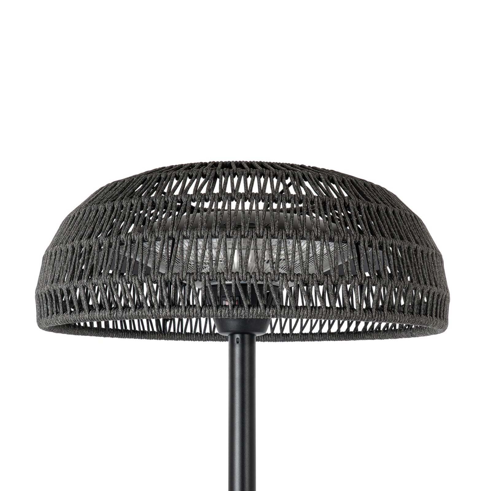 Radiateur rayonnant sur pied Calenza, noir, 200 cm, 3 niveaux, IP44 - Lucande
