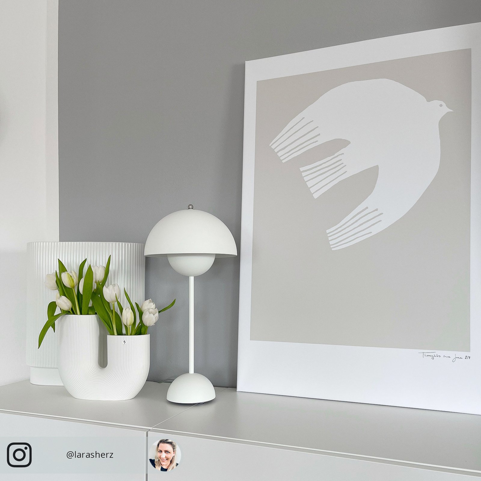 Stolová lampa Flowerpot VP3 Matt White - &Tradition