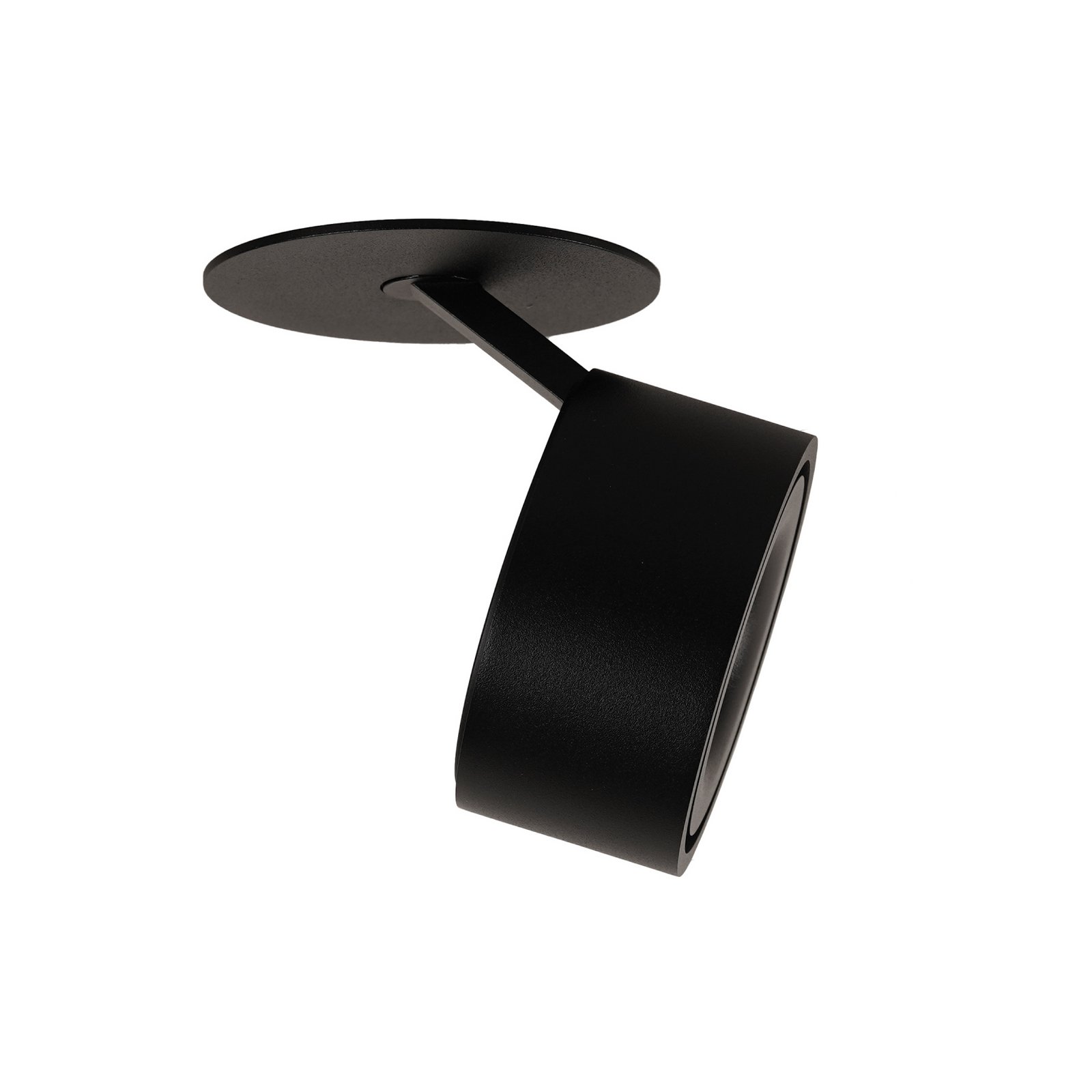 Braccio LED-Einbaulampe schwarz, Metall, Ø 10,2cm - Antidark