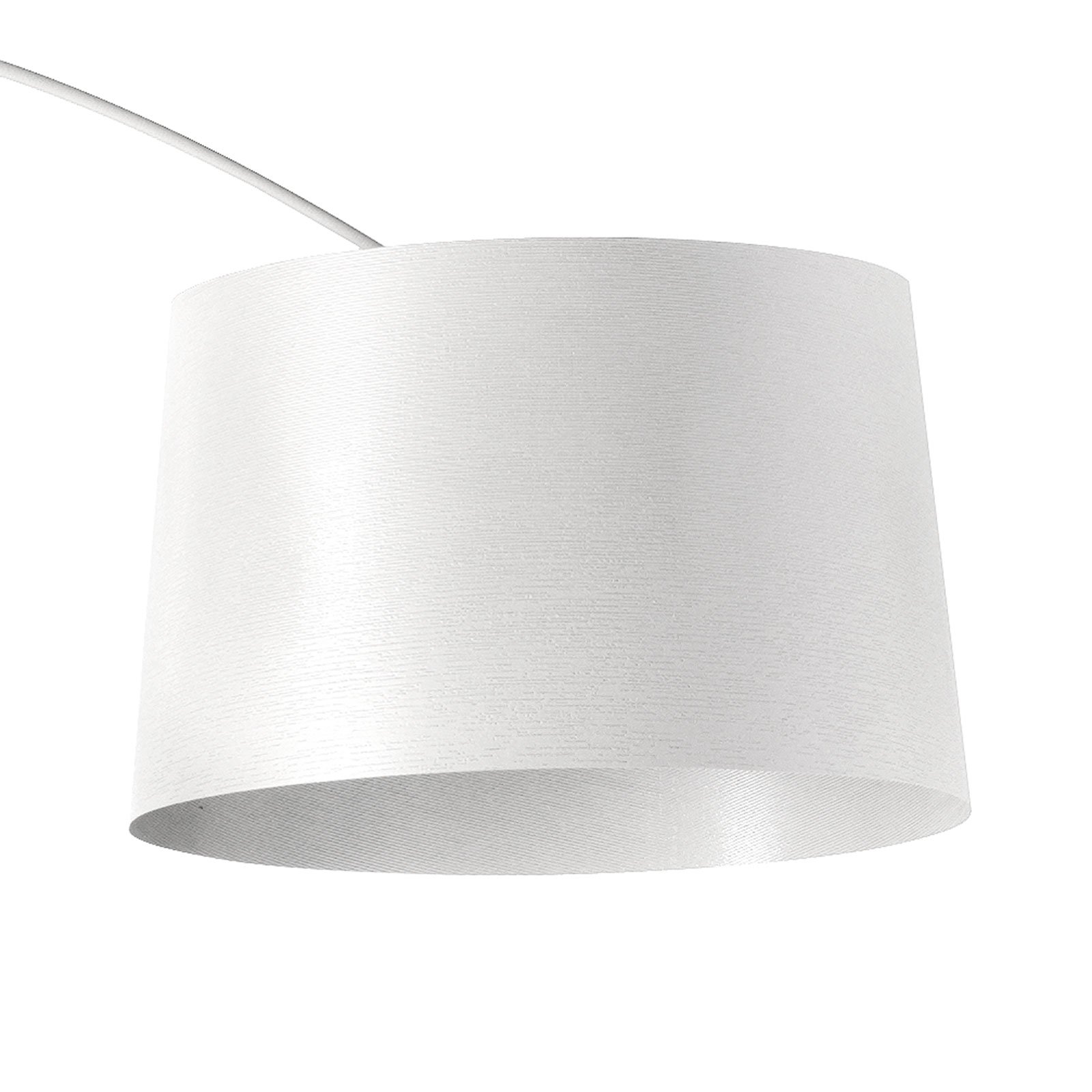 Foscarini Twiggy arc lamp with dimmer, white