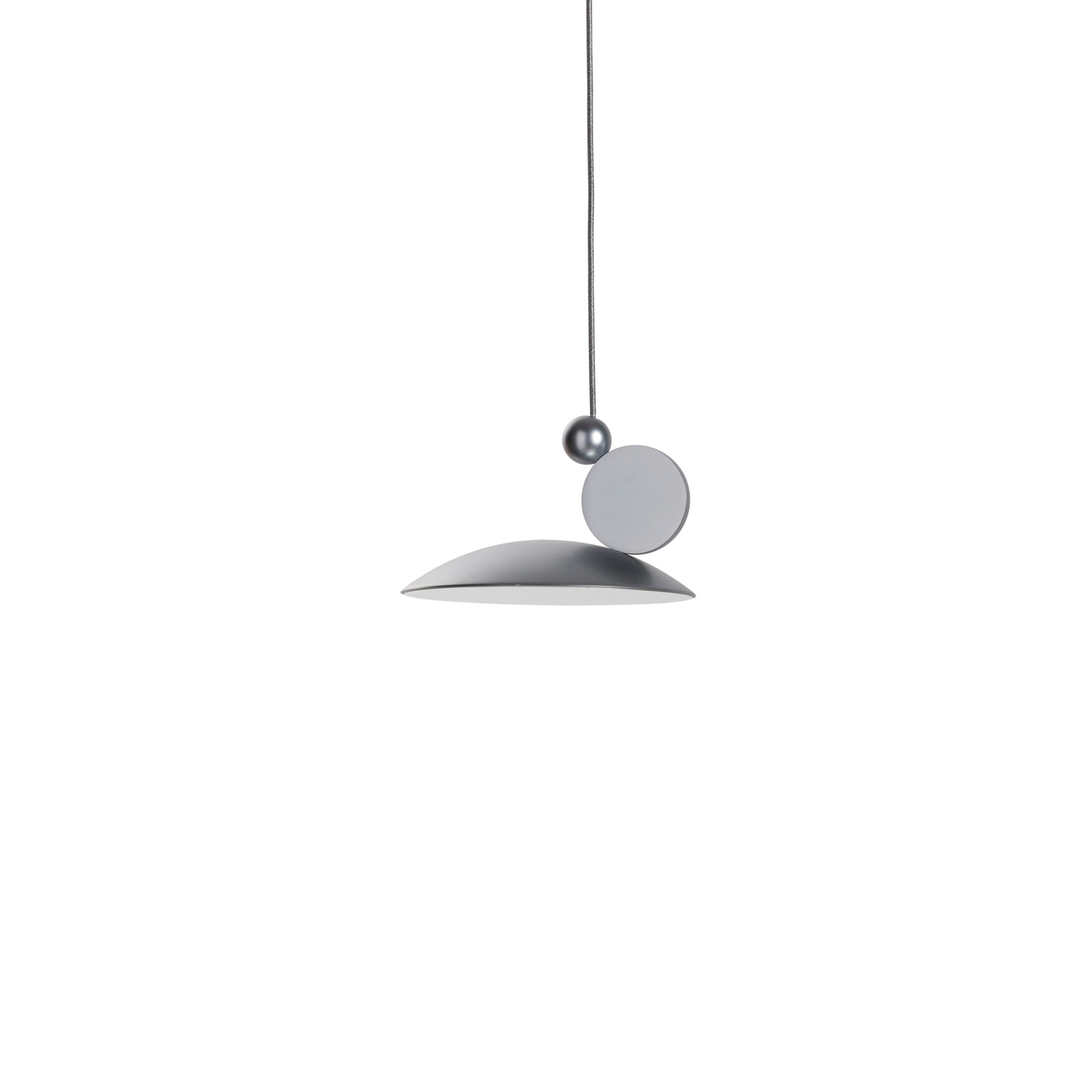 Equilibrium LED pendant light, Ø 18cm, chrome