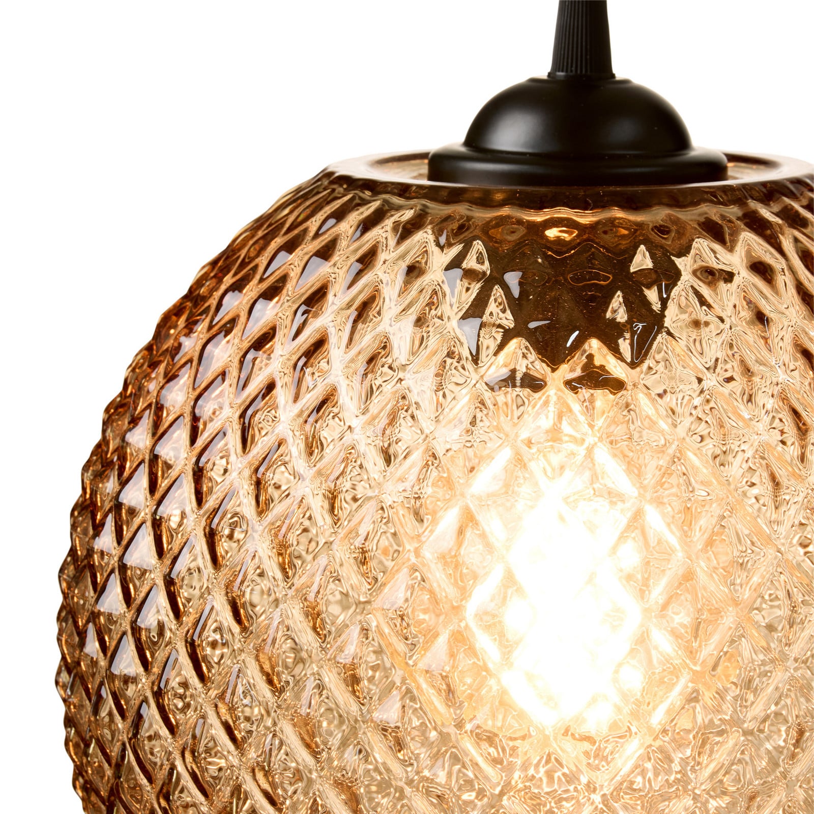 NOBB-riippuvalaisin, keltainen, Ø 22 cm, lasi, E27 Halo Design - Olohuone - Yksilamppuinen