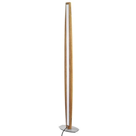 HerzBlut Arco LED-Stehlampe Dimmer, asteiche geölt