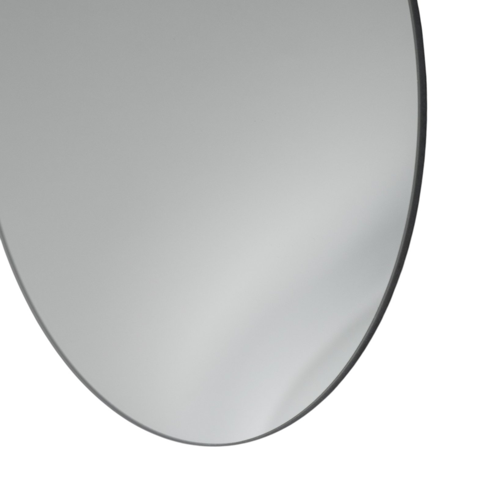 Lustro LED Ring M, Ø 29 cm, szkło, ciepła biel