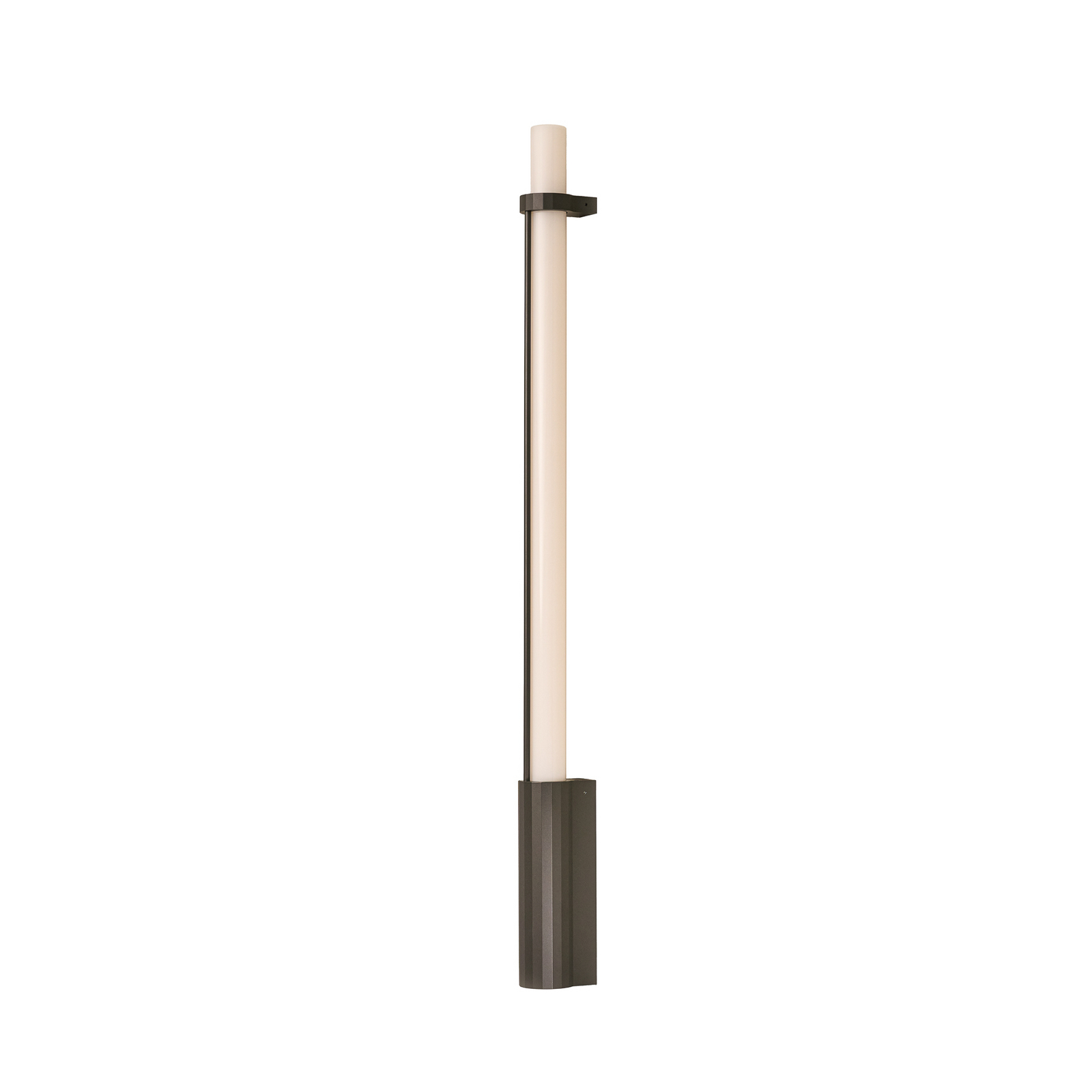Applique murale LED In Fine, gris foncé, hauteur 105 cm, IP65 - DCW