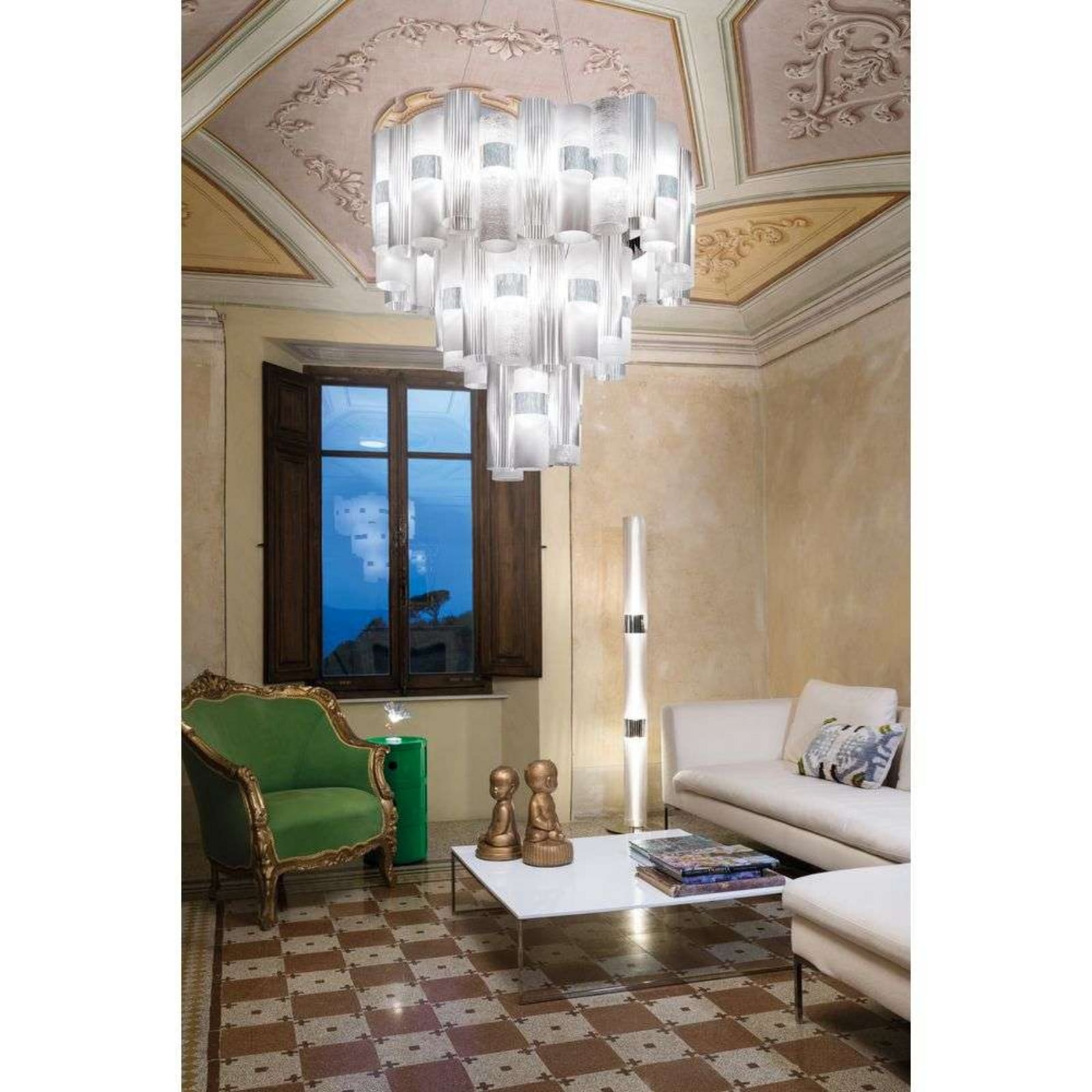 La Lollo Pendel XL White Slamp - Stue - Plastik