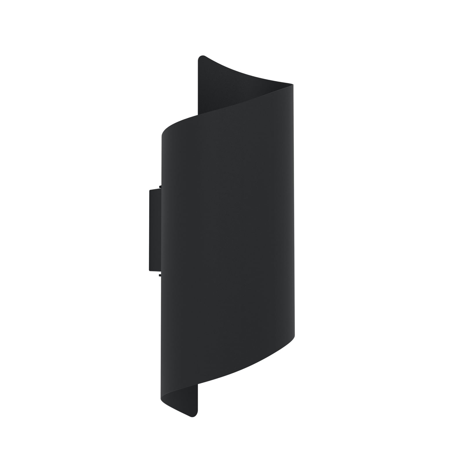 Montarello LED vanjska zidna svjetiljka, crna, visina 27 cm, metalna
