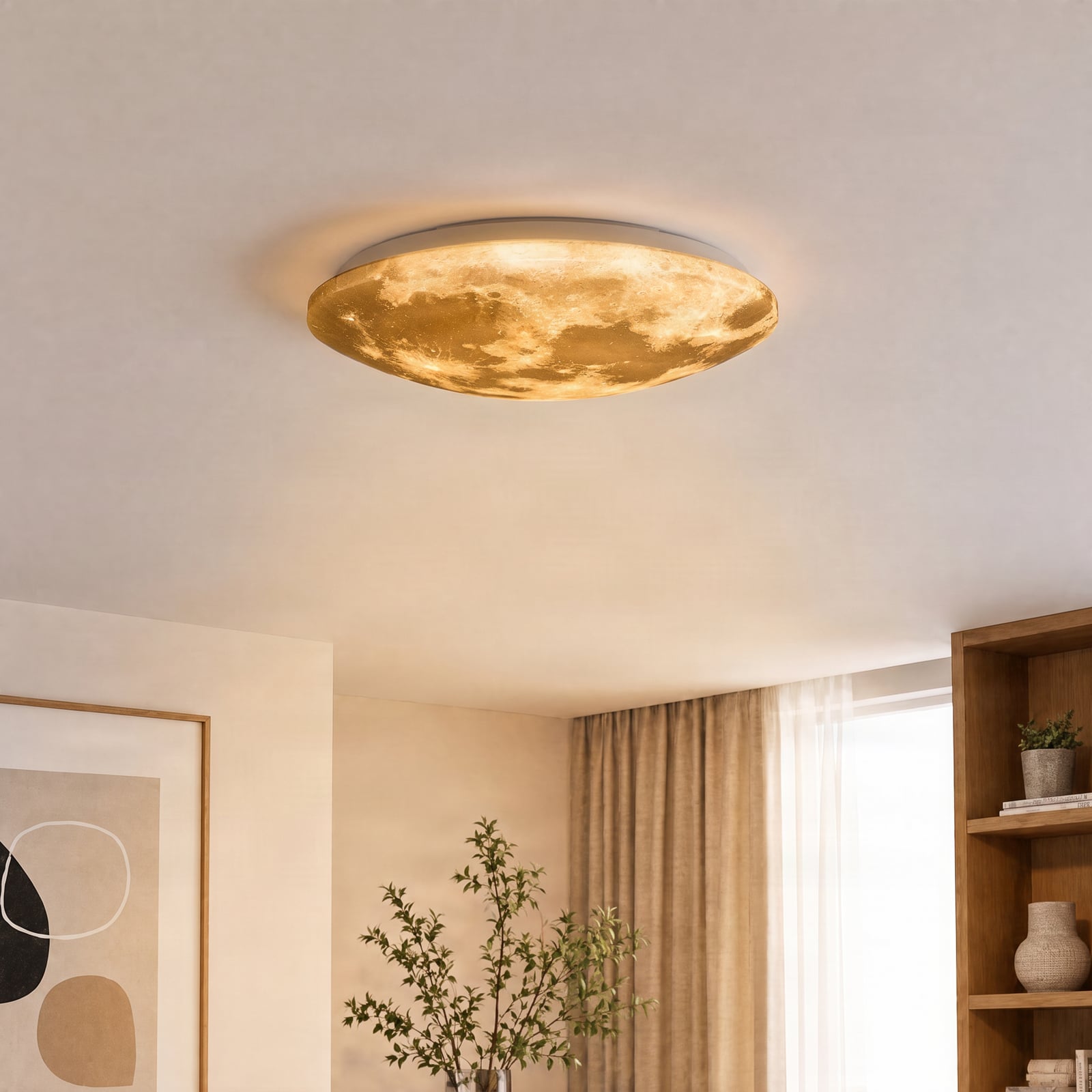 LED-taklampe Lunar med fjernkontroll 40 cm LED-taklampe Lunar med fjernkontroll 40 cm