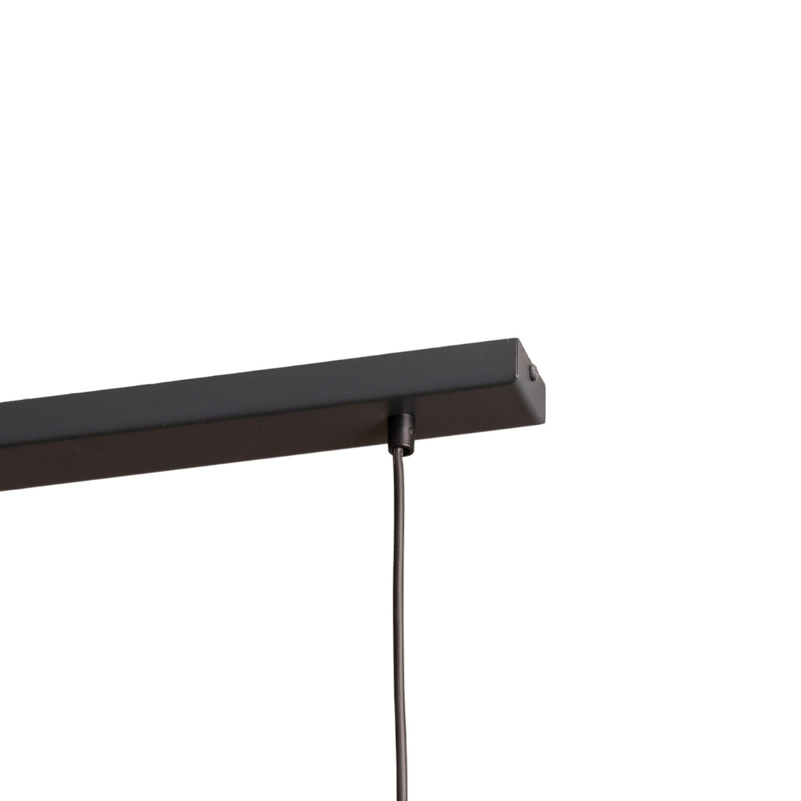 Hängeleuchte Rif 3, anthrazit, 3-flammig, linear, Stahl