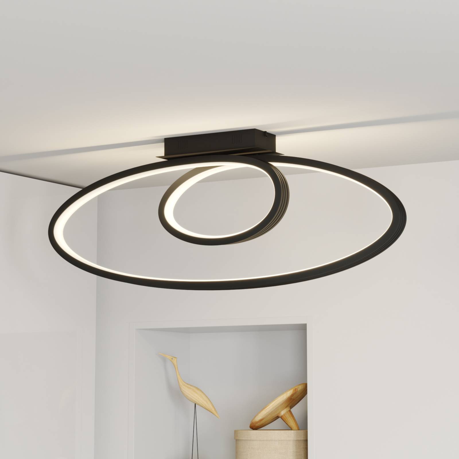 Lucande Bronwyn lampa sufitowa LED, 98 cm