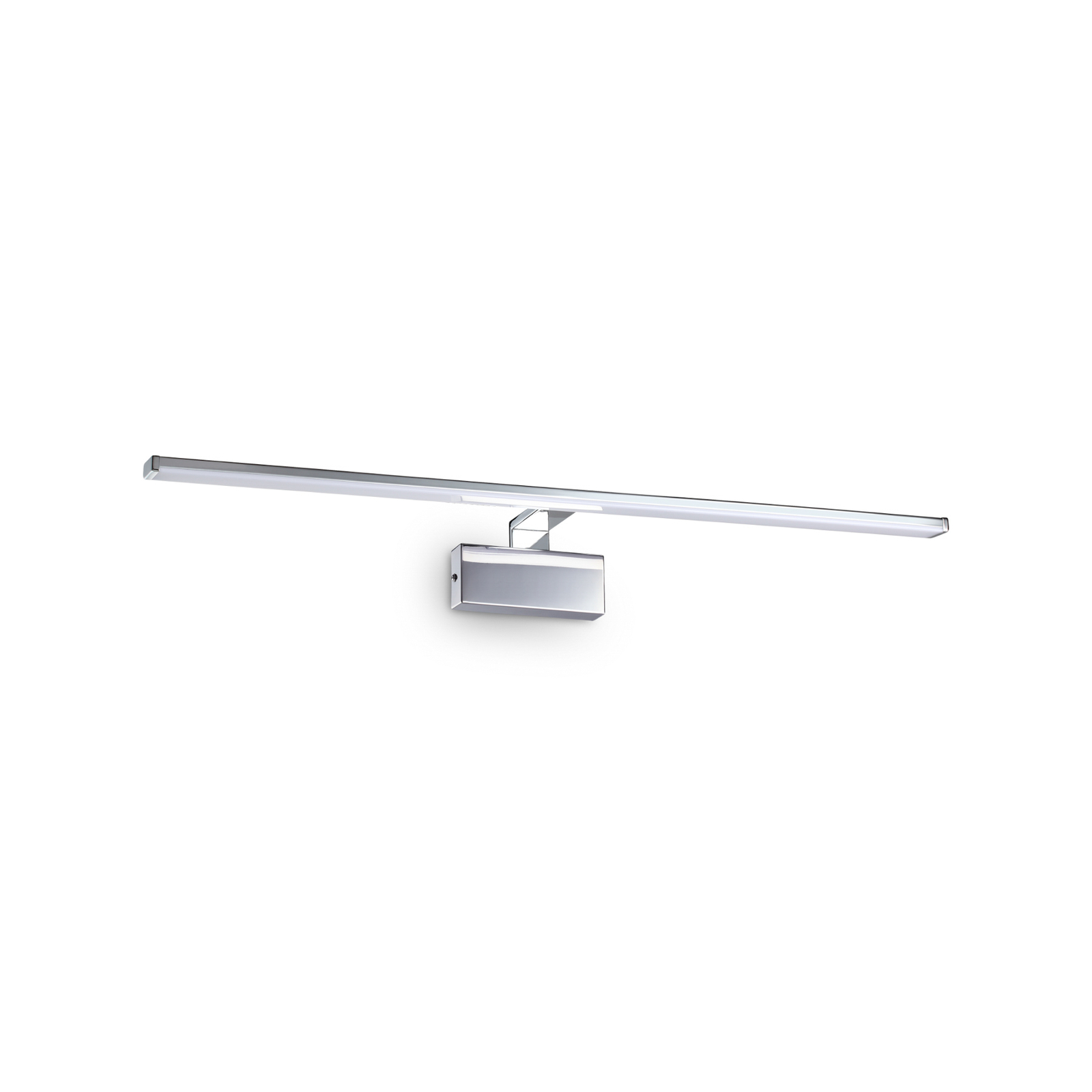 Ideal Lux LED wall lamp Alma chrome-coloured metal width 81 cm