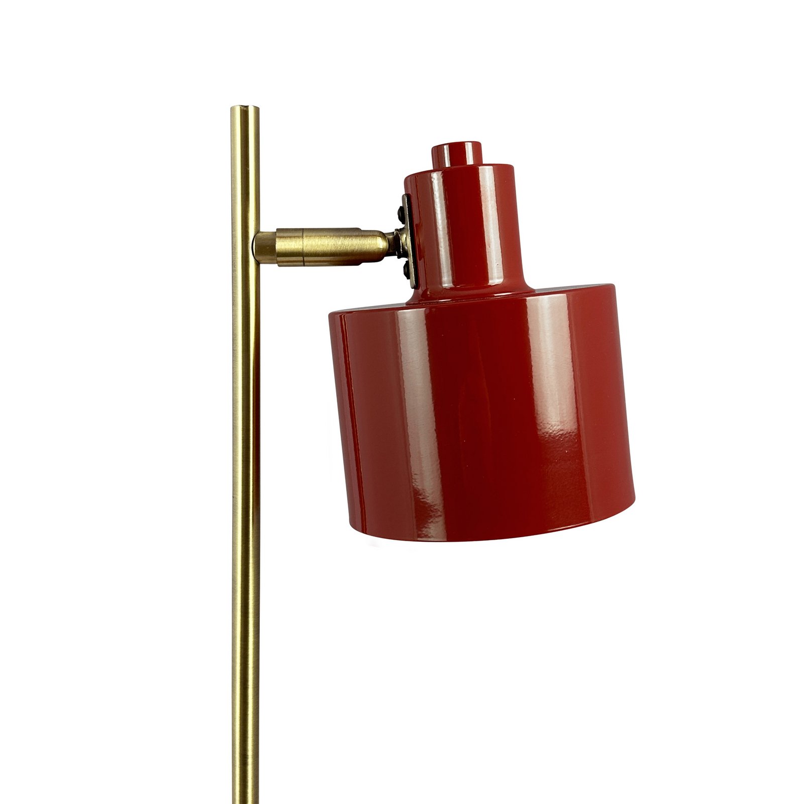 Dyberg Larsen Ocean table lamp, dark red, height 43 cm