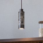 IT'S ABOUT ROMI Tivoli hanging light, brown, marble, 28 cm, GU10