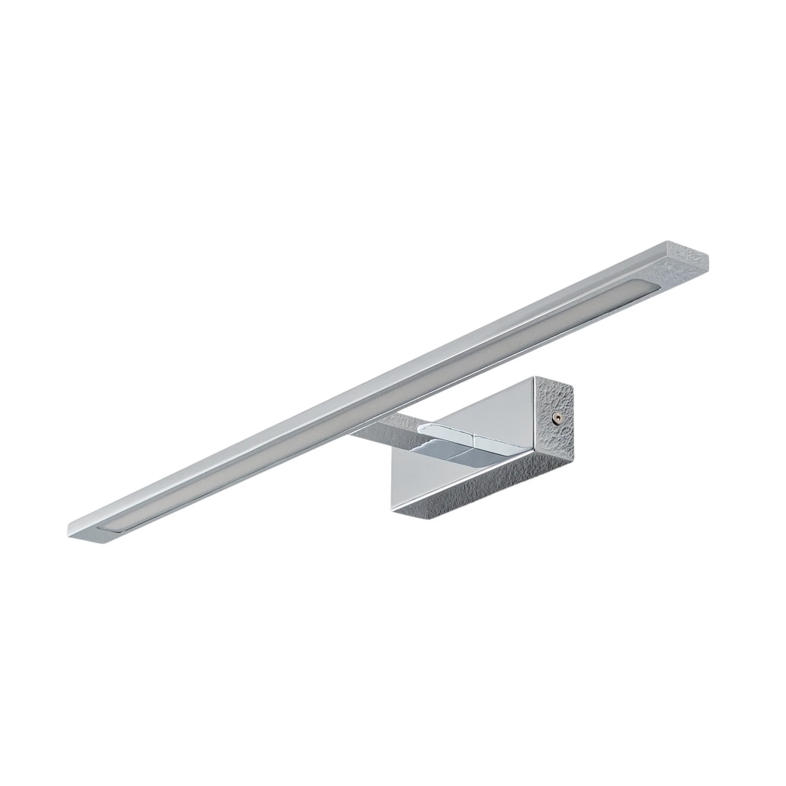 LED-Wandlampe Gallery, chromfarben, Metall Breite 62 cm IP44