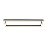 Lines Square LED-Deckenlampe, 110cm, graphite, Remote - PURE