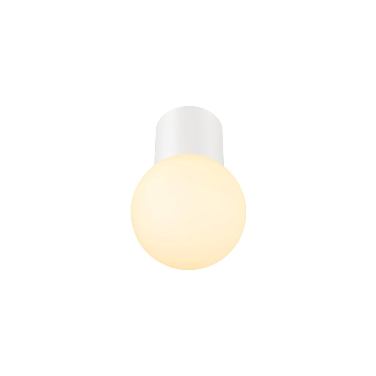 SLV Varyt loftlampe til badeværelset, hvid, aluminium, Ø 12 cm