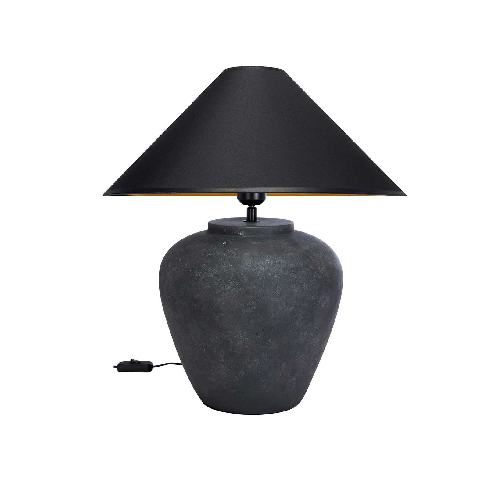 PR Home Lilly stolní lampa antracit/černá
