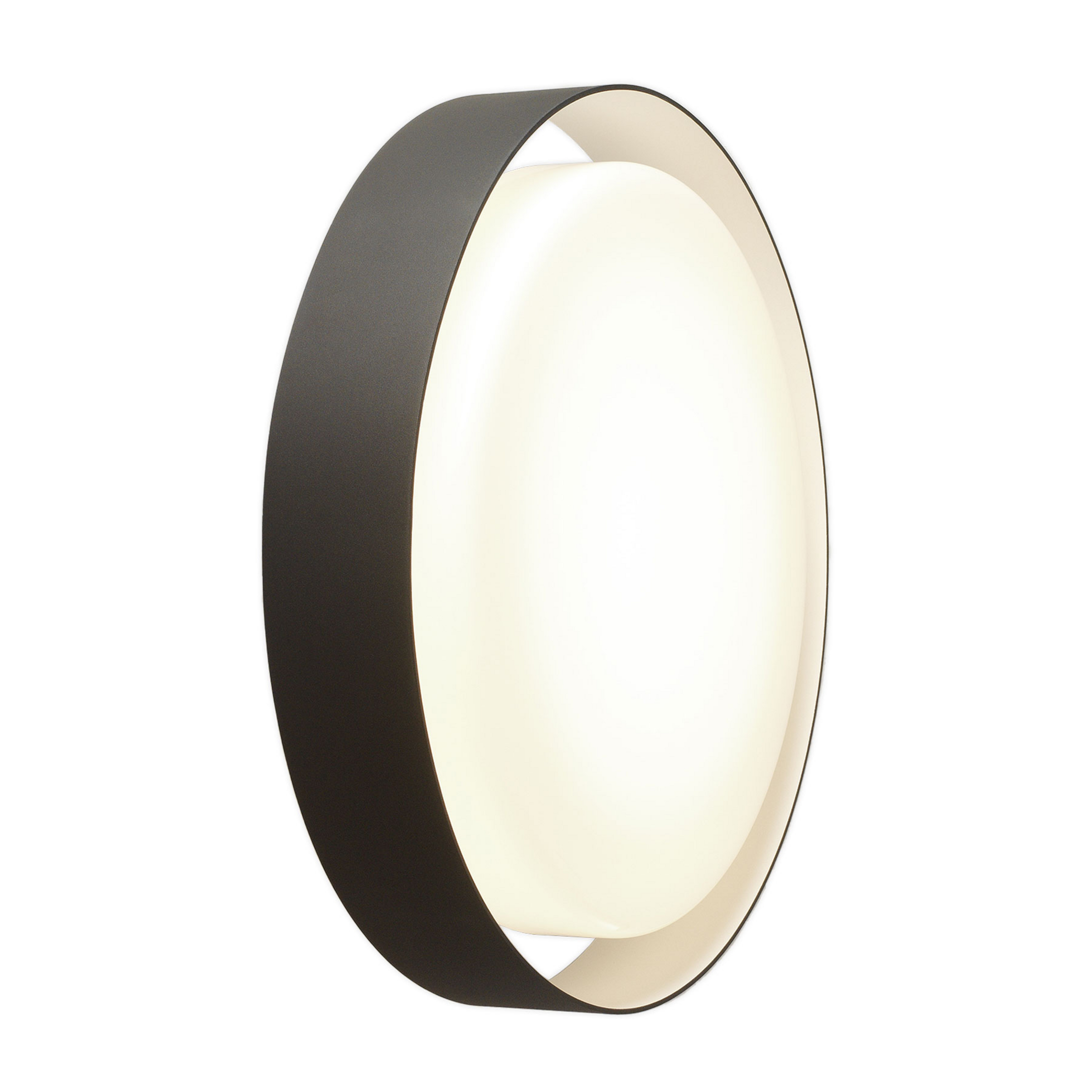 Plaff-On Plafoniera/Applique da Parete Ø50 IP54 Nero -Marset