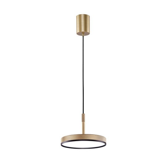 Suspension LED Don, dorée, Ø 20 cm, métal | Luminaire.fr