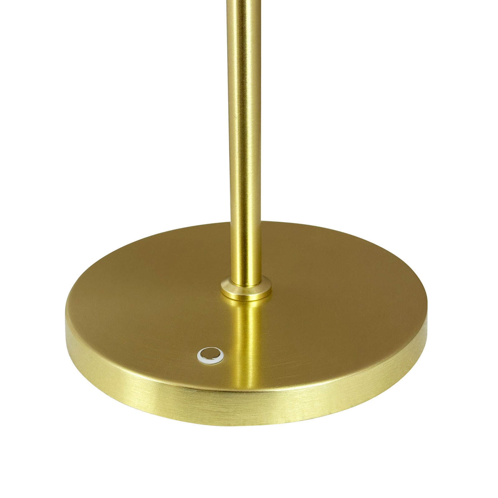Candeeiro de mesa LED recarregável DL20 da Dyberg Larsen, altura 30 cm, vidro
