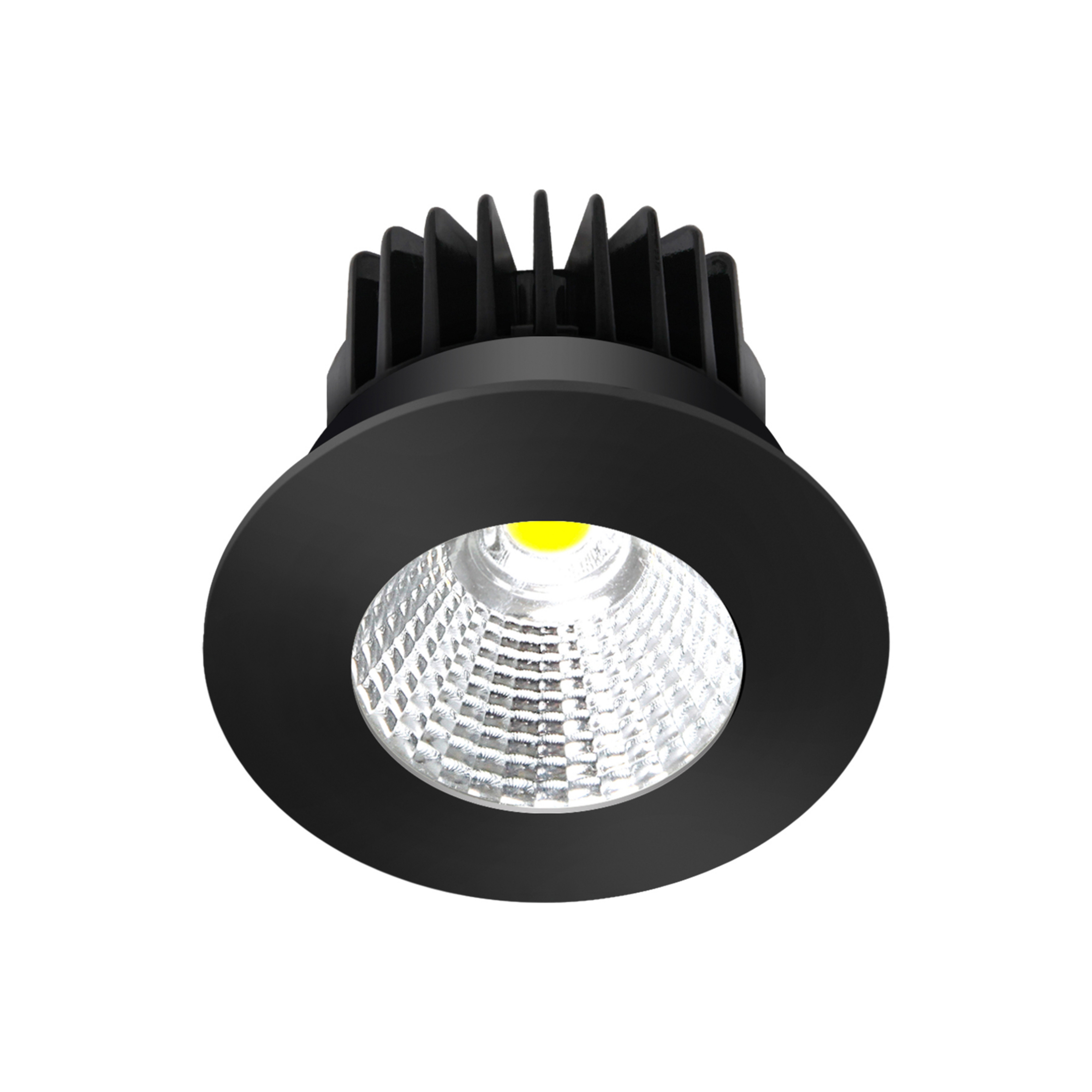 Arcchio LED downlight Lirin, czarny, 4000K