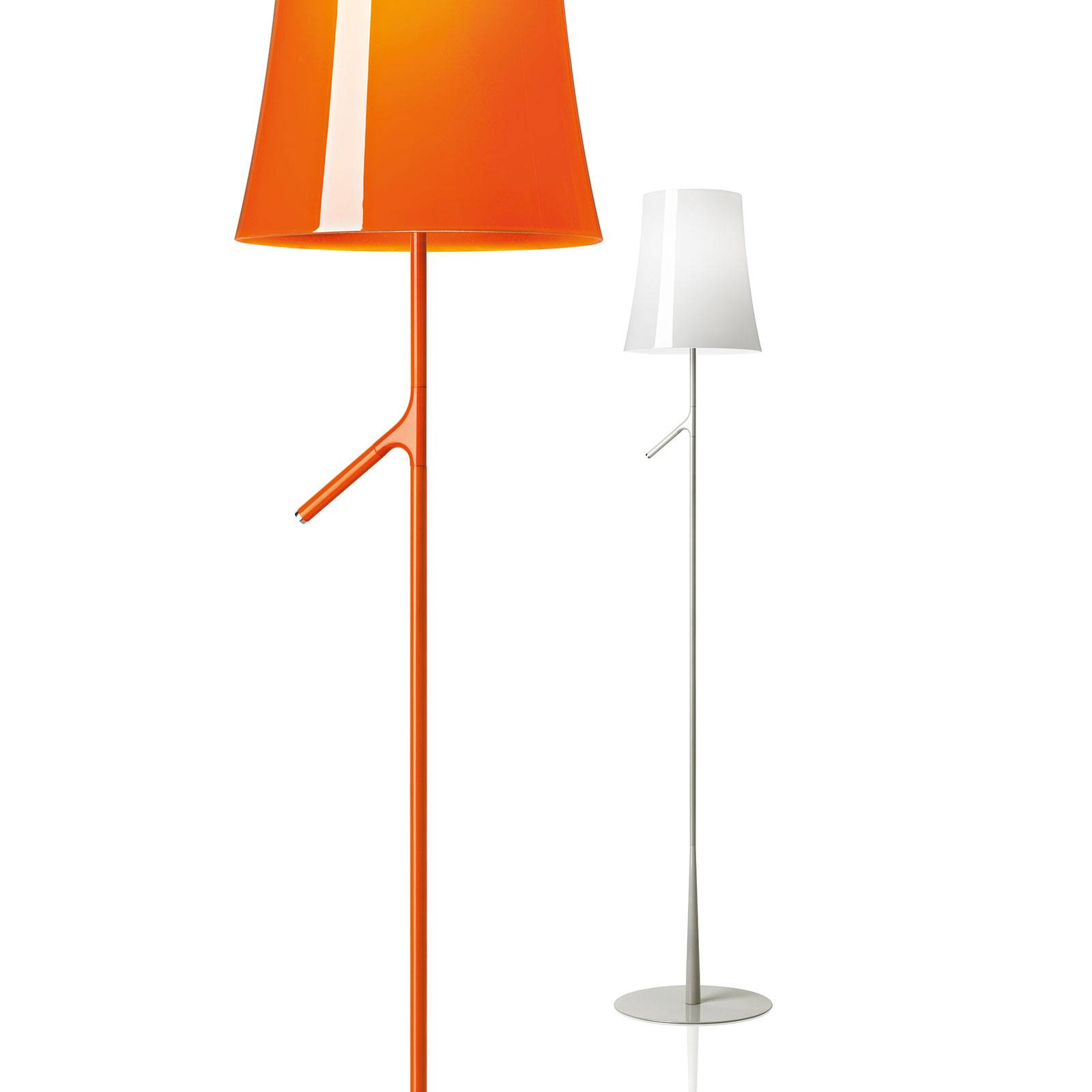 Foscarini Birdie Lettura LED-Stehleuchte weiß dim günstig online kaufen