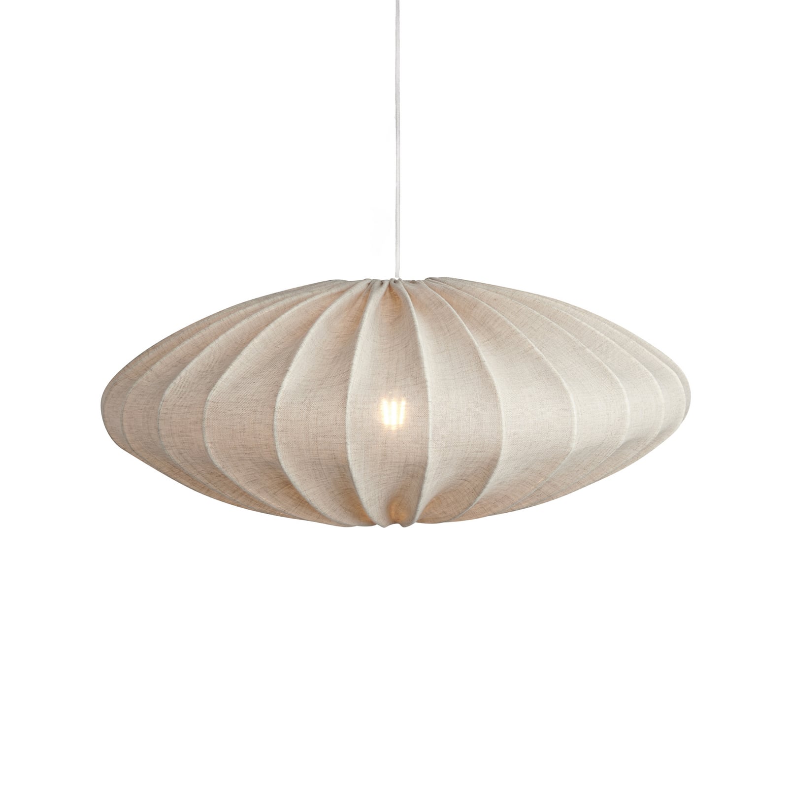 Ellipse 65 Schirm Linen Natural - Watt & Veke Ellipse 65 Schirm Linen Natural - Watt & Veke