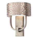 Confetti wall light in antique silver