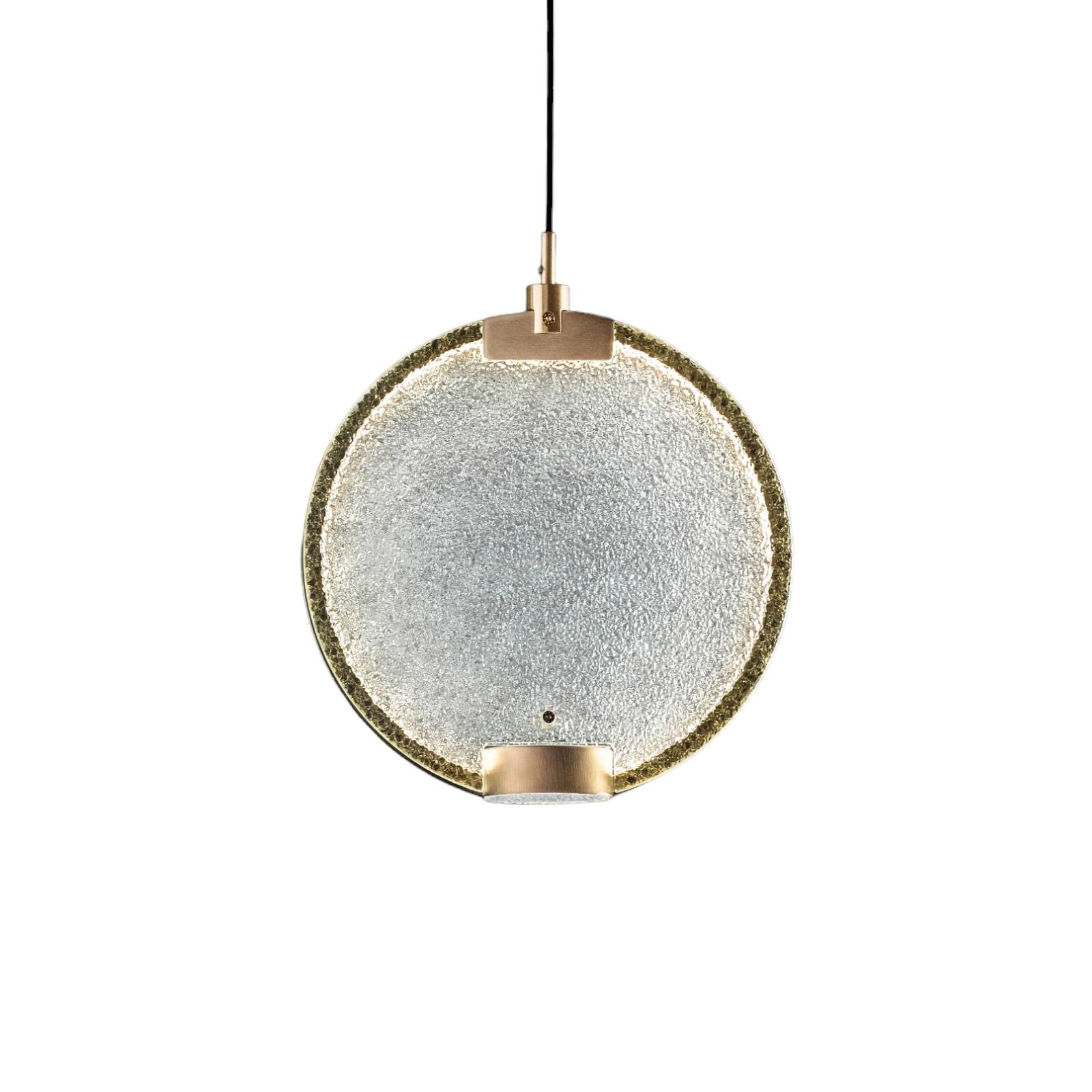 LED-Hängeleuchte Horo S1, transparent