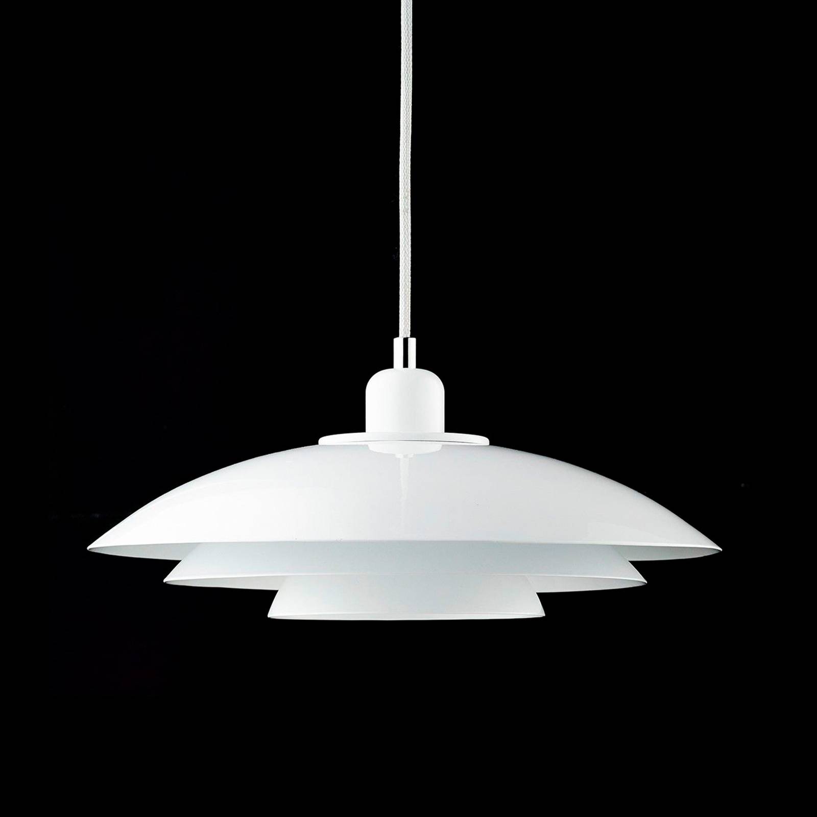 Dyberg Larsen Suspension Kaje blanc Ø 40 cm métal