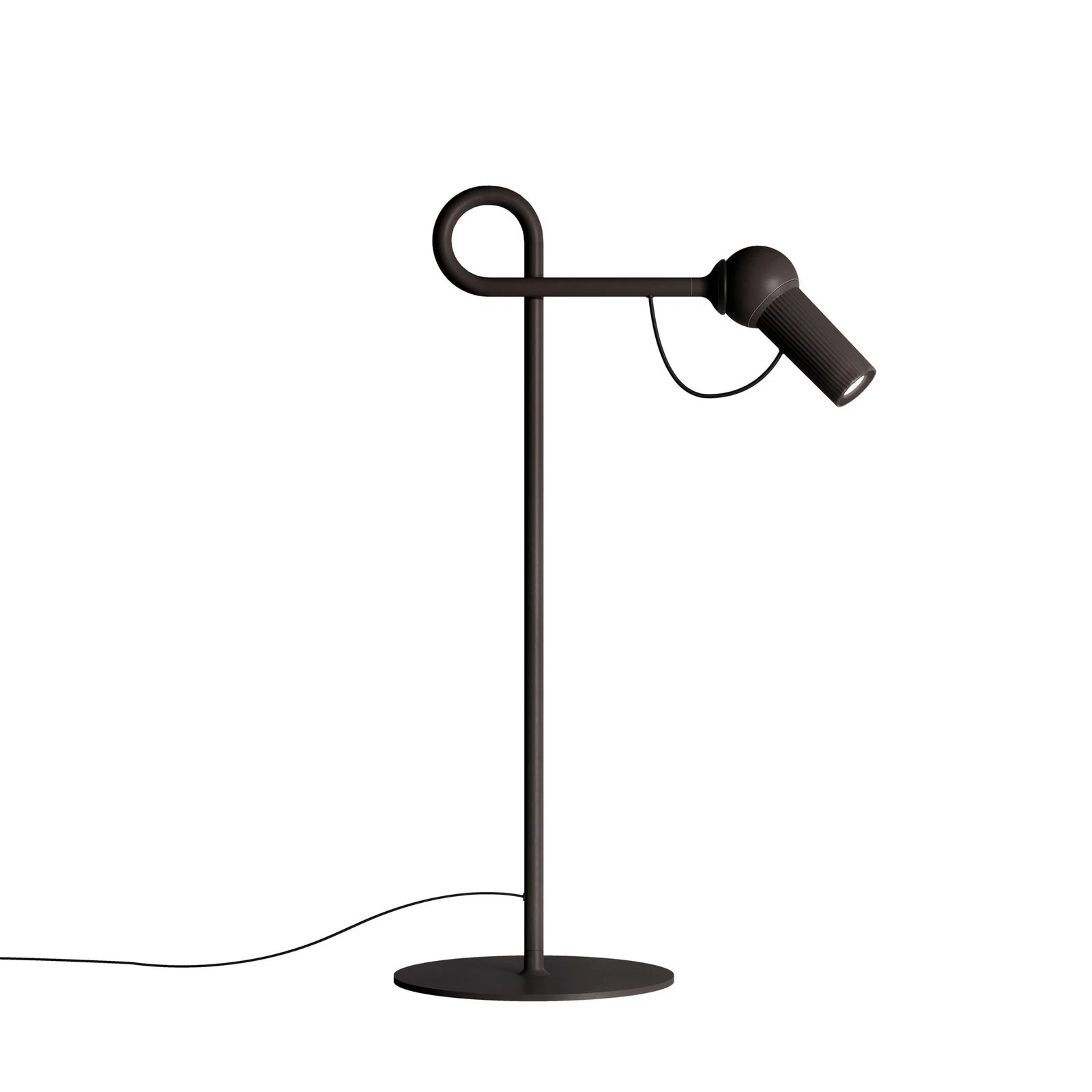 kdln LED-bordlampe Bird, svart, 48 cm, metall, dimbar